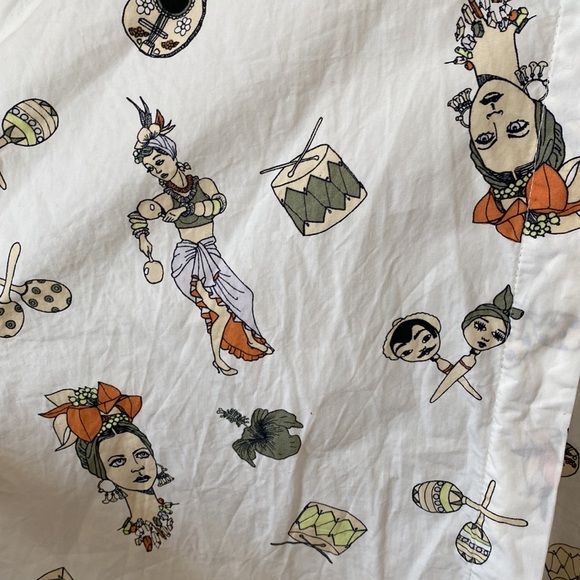 Zara novelty print blouse - Picture 3 of 8